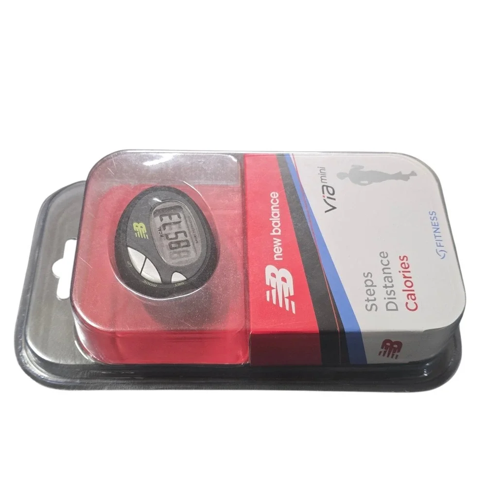Brand NEW BALANCE VIA MINI PEDOMETER TRACKS STEPS DISTANCE CALORIES FITNESS